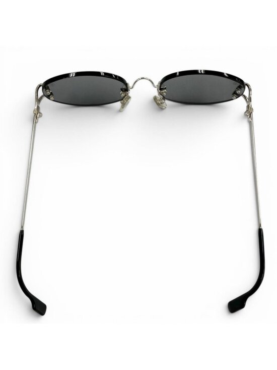 Cartier Two Point Rimless Eyewear Sunglasses Silver Black 18 130 Demo Lens main image 8